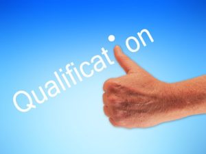 qualification thumb up